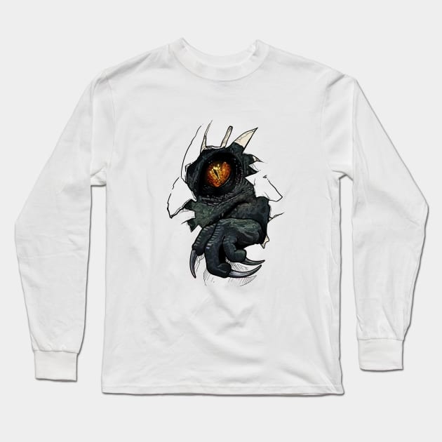 Hatching Long Sleeve T-Shirt by Mateus